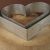 used Heart cake ring 240 mm / 210 mm / height 48 mm